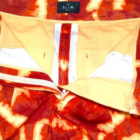 NWOT WHBM Pleated Shorts; L", Ikat Sunburst, Beach Girl, Vacation Mode, Chic - Picture 2 of 6